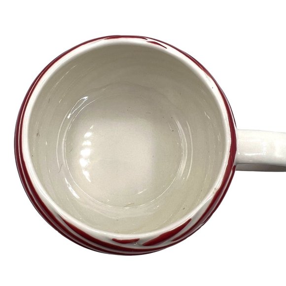 Starbucks 2013 Candy Cane Embossed Holiday Xmas Christmas Peppermint Cup Mug - Picture 3 of 4